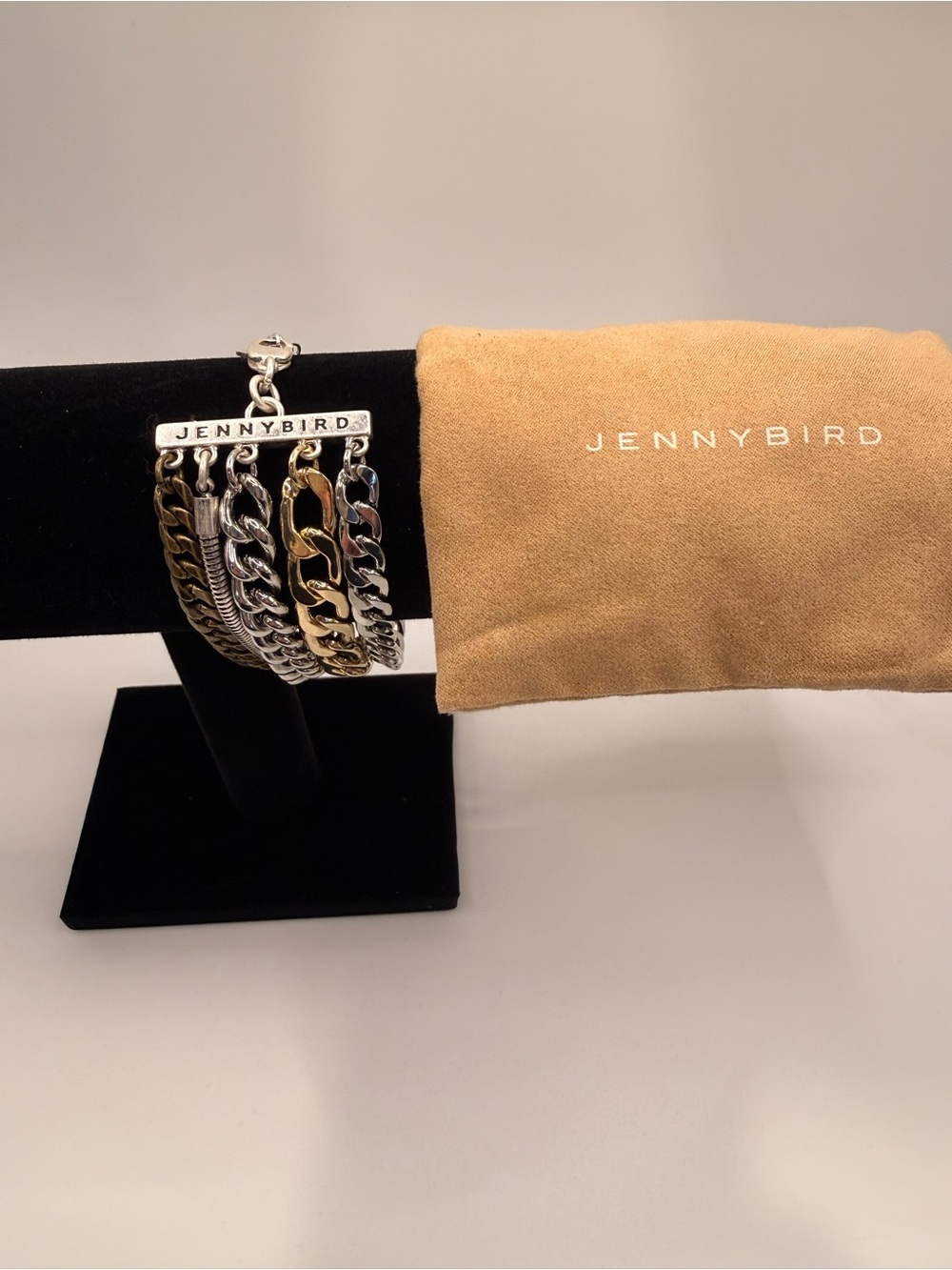 Jenny Bird Two-Tone Chain Bracelet Set - Gold & Silver